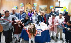 Özel ihtiyaçlı bireylerin eserleri sergilendi