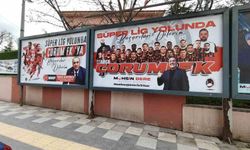 Sungurlu'dan Çorum FK'ye Süper Lig yolunda pankartlı destek