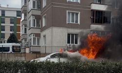 Tekirdağ'da korku dolu anlar: Otomobil bir anda alev topuna döndü