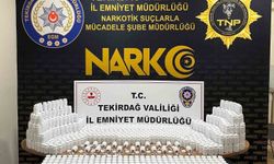 Tekirdağ'da torbacının zulasından 81 bin 700 sentetik ecza çıktı