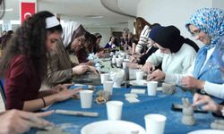 Tokatlı kadınlar kil atöyesine girip hünerlerini sergiledi