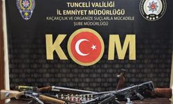 Tunceli'de ruhsatsız silah operasyonu: 6 şüpheli yakalandı