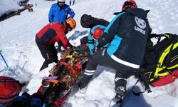 Uludağ'da çığ arama kurtarma tatbikatı gerçekleşti