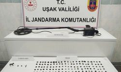 Uşak'ta 161 sikke ele geçirildi