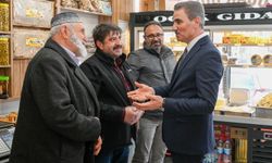 Vali Abuş esnafı dinledi