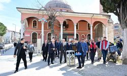 Vali Köşger, Kayalık Camisinde incelemelerde bulundu