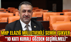 MHP Elazığ Semih Milletvekili Işıkver POMEM Tartışmasını Meclis Gündemine Taşıdı: “10 Katı Kuralı Gözden Geçirilmeli”