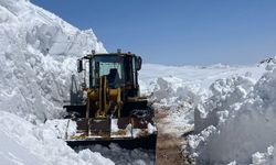 2443 rakımda kar mesaisi