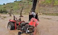 Afrin Çayı'nda mahsur kalan şahıs kurtarıldı