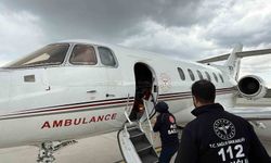 Ağrı'da tedavi gören prematüre bebek ambulans uçakla Elazığ'a sevk edildi