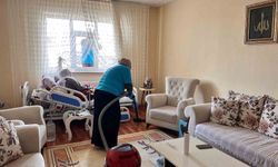 Ağrı'da 'Vefa Projesi' kapsamında bin 58 vatandaşa evde temizlik hizmeti