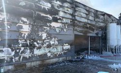 Ankara'da boya fabrikasında yangın