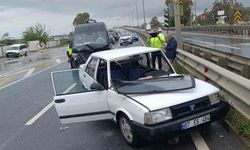 Antalya'da intihar teşebbüsü gibi kaza güvenlik kamerasında
