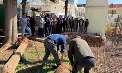 Araban'da depremde yıkılan Fıstıklıdağ Mahallesi Camisinin temeli atıldı