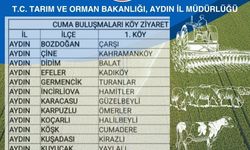 Aydın'da 'Tarım Sahada' buluşmaları sürüyor