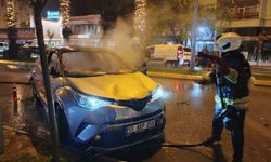 Babasıyla tartıştı, park halindeki aracı yaktı