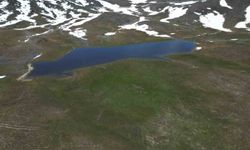 Bahar ve kış mevsimi aynı anda görüntülendi, ortaya eşsiz manzara çıktı