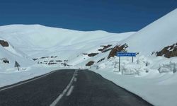 Bahçesaray yolundaki çalışmalara çığ riski nedeniyle ara verildi