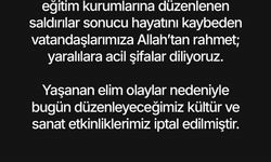 Başkan Çerçioğlu, tüm etkinlikleri iptal etti