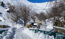 Batman'da kapalı olan ilçeler arası yol ulaşıma açıldı