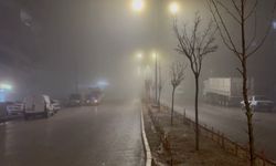 Besni'de sağanak ve sis etkili oldu