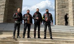 Bilecikli motosikletçiler Çanakkale'de buluştu