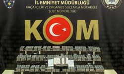 Bilecik'te 15 bin kaçak makaron ele geçirildi: 2 gözaltı