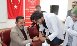 Bilecik'te tıp fakültesi öğrencilerinden huzurevine sağlık desteği