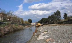 Boyabat'ta taşkın riskini azaltan çalışma