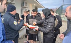 Bulanık'ta protokol ve polis sahada buluştu