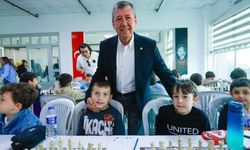 Burhaniye'de çocukların satranç heyecanı başladı