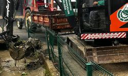 Cerrah'ta sulama kanalları temizlendi