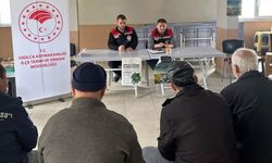 Çiftçilere tarımsal destek ve zararlılarla mücadele eğitimi verildi