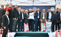 Çiftçiye 360 ton tohum dağıtıldı