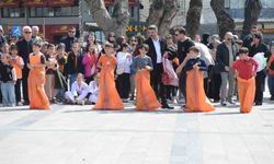 Çocuk şenliği Sinop'ta renkli görüntülere sahne oldu