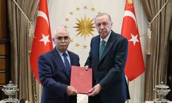 Cumhurbaşkanı Erdoğan, AYM Başkanı Kadir Özkaya'yı kabul etti