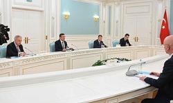 Cumhurbaşkanı Yardımcısı Yılmaz, Kazakistan Cumhurbaşkanı Tokayev ile görüştü