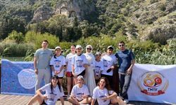 Dalyan'da masa tenisi doğayla buluştu