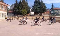 Denizli'de köy okullarında pedallar yeniden dönüyor