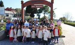 Didim'de çocuklar tarımı uygulamalı öğrendi