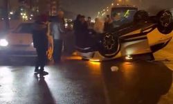 Diyarbakır'da otomobil takla attı: 1 yaralı