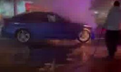 Diyarbakır'da seyir halindeki otomobil alev topuna döndü