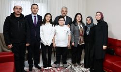 Düzce'de şehit ailesine anlamlı ziyaret