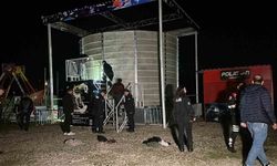 Edirne'deki lunapark faciasının dehşet anları kamerada