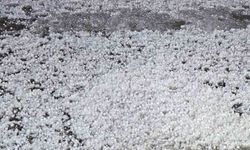 Elazığ'da dolu etkili oldu