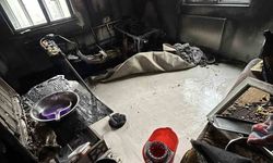 Elektrik konağından çıkan dairedeki yangın söndürüldü