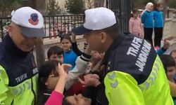 Erzincan'da öğrencilere trafik farkındalık eğitimi