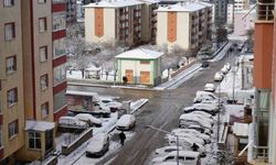 Erzurum güne yine karla uyandı, bölge için zirai don uyarısı geldi