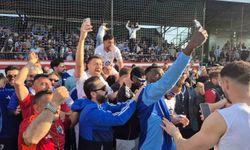 Erzurumspor FK maçtan sonra şampiyonluğunu kutladı