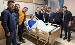 Erzurumspor'da Orbanic'e moral ziyareti, Yakup Kırtay'a 100. maç tebriği